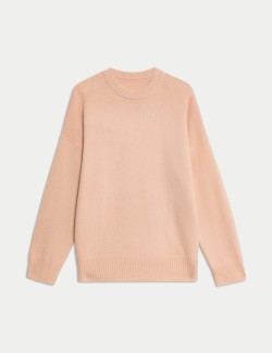 Pure Cashmere Crew Neck Relaxed Jumper