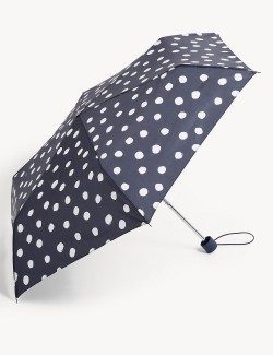 Puntíkovaný pevný deštník s technologií Stormwear™