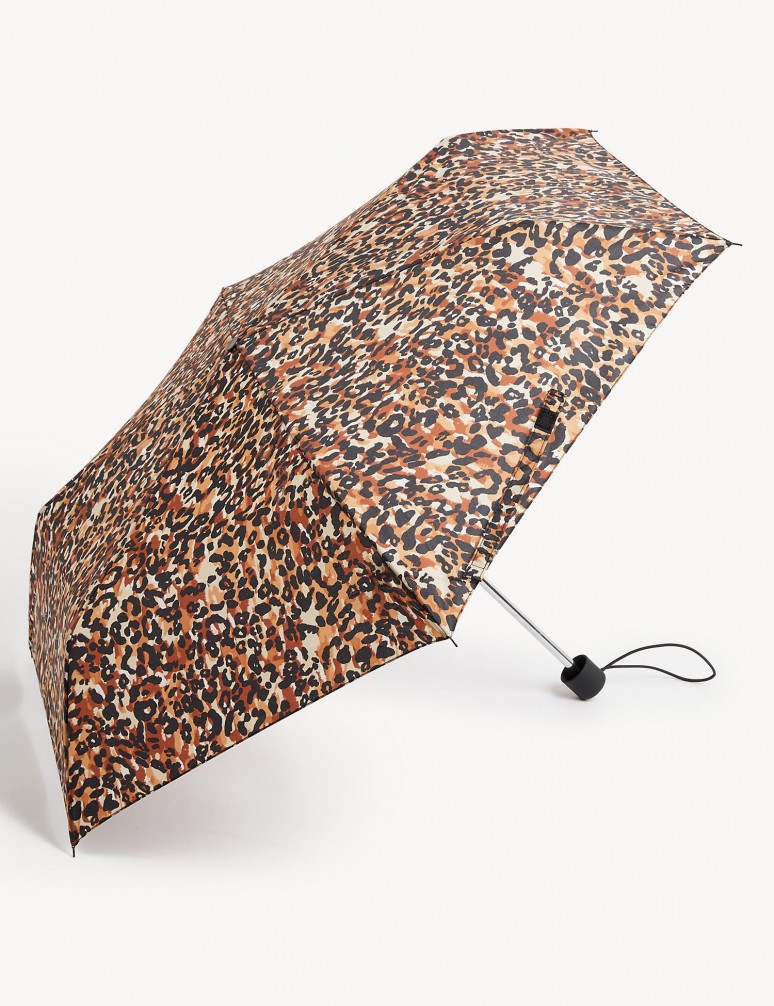 Kompaktní deštník se zvířecím potiskem a technologií Stormwear™