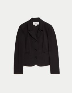 Jersey Single Breasted Blazer Jacket