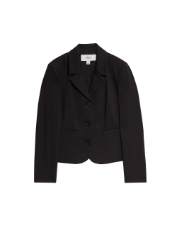 Jersey Single Breasted Blazer Jacket