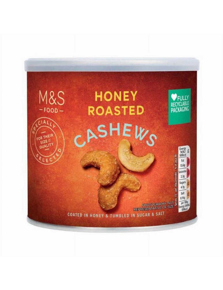 Jádra kešu ořechů pražená s medem