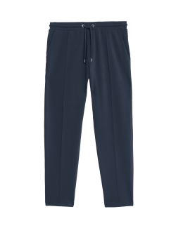 Rovné tepláky Pintuck s vysokým podílem bavlny