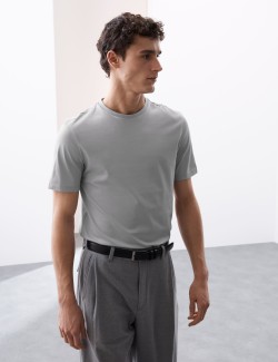 Tričko z prémiové bavlny, úzký střih