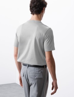 Tričko z prémiové bavlny, úzký střih