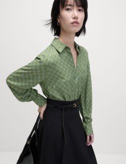 Printed Collared Shirt