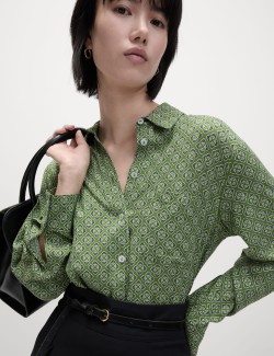 Printed Collared Shirt