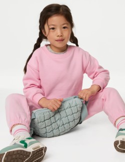 Cotton Rich Plain Sweatshirt (2-8 Yrs)