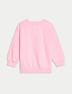 Cotton Rich Plain Sweatshirt (2-8 Yrs)