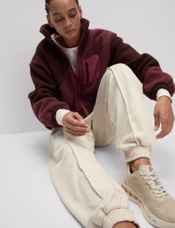 Cotton Rich Parachute Cuffed Joggers