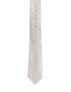 Herringbone Silk Blend Tie