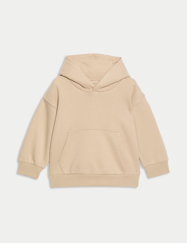 Cotton Rich Plain Hoodie (2-8 Yrs)