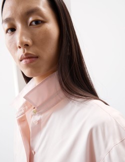 Pure Cotton Collared Shirt