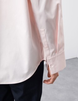 Pure Cotton Collared Shirt