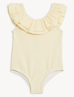 Stripe Frill Swimsuit (0-3...
