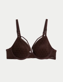 Vienna Lace Wired Plunge Bra (A-E)