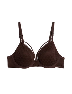 Vienna Lace Wired Plunge Bra (A-E)