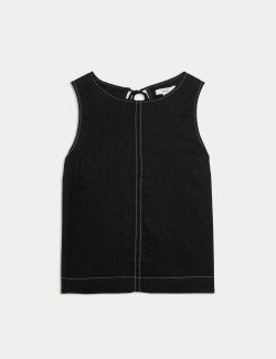 Linen Rich Regular Fit Vest