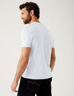 Tričko ke krku z čisté bavlny