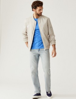 Tričko ke krku z čisté bavlny