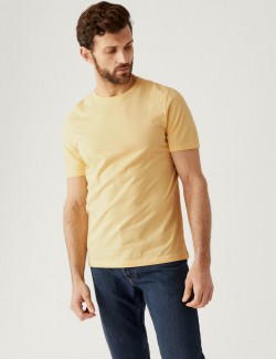 Tričko ke krku z čisté bavlny