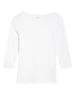 Tričko úzkého střihu s vysokým podílem bavlny