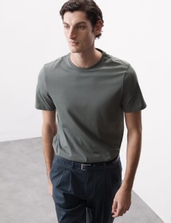 Tričko z prémiové bavlny, úzký střih