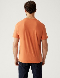 Tričko ke krku z čisté bavlny