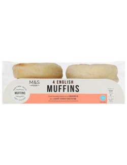 4 anglické muffiny