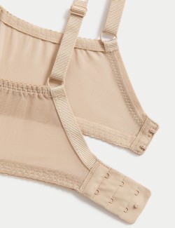 Lace Padded Plunge Underwired Bra A-E