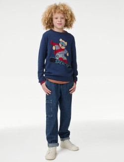 Pure Cotton Spencer Bear™ Jumper (6-16 Yrs)