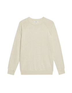 Svetr z čisté bavlny, s výstřihem ke krku