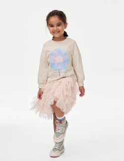 Tulle Glitter Star Tutu Skirt (2-8 Yrs)