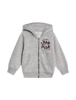 Cotton Rich Sports Zip Hoodie (2-8 Yrs)