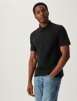 Pure Cotton Pique Polo Shirt