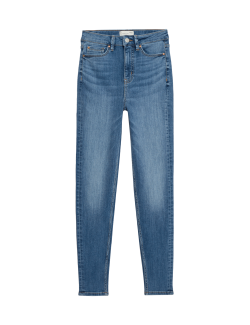 Mimořádně měkké přiléhavé džíny Ivy s vysokým pasem