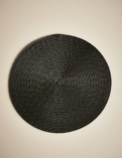 Kulaté tkané prostírání, sada 4 kusů