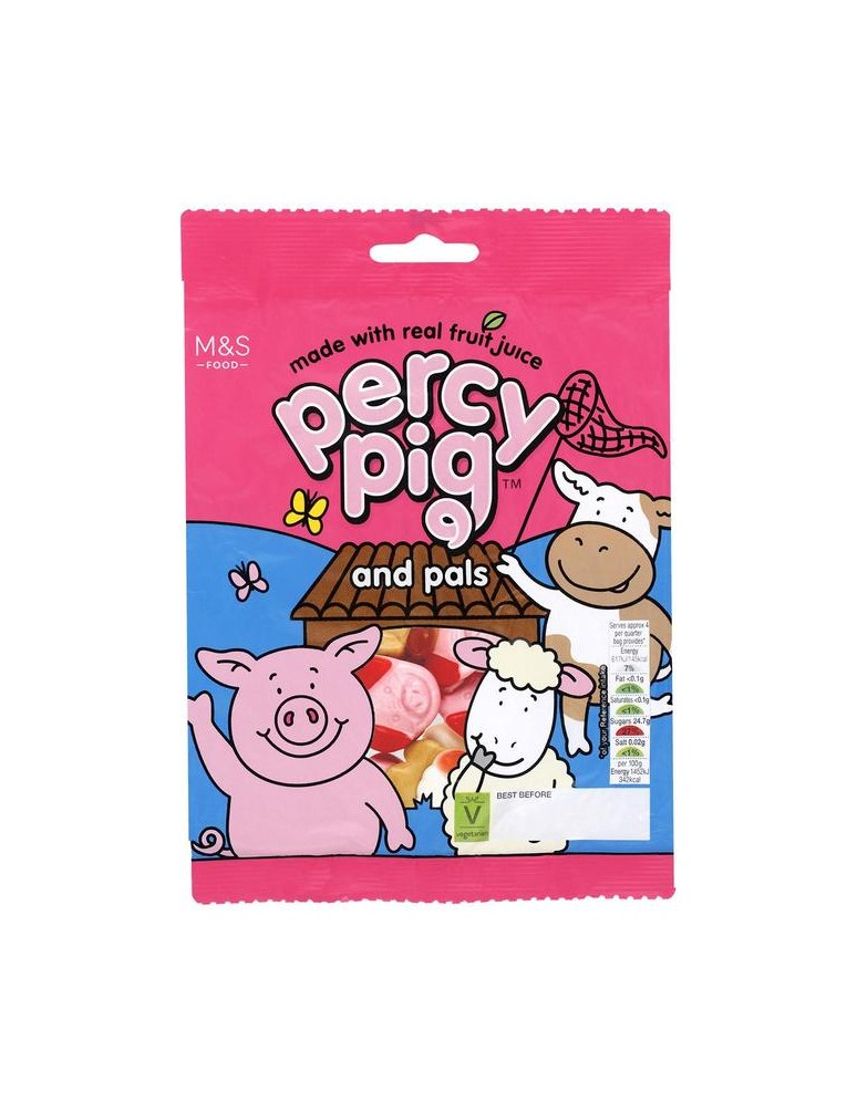 Měkké žvýkací bonbóny Percy Pig™ & Pals s ovocnou šťávou