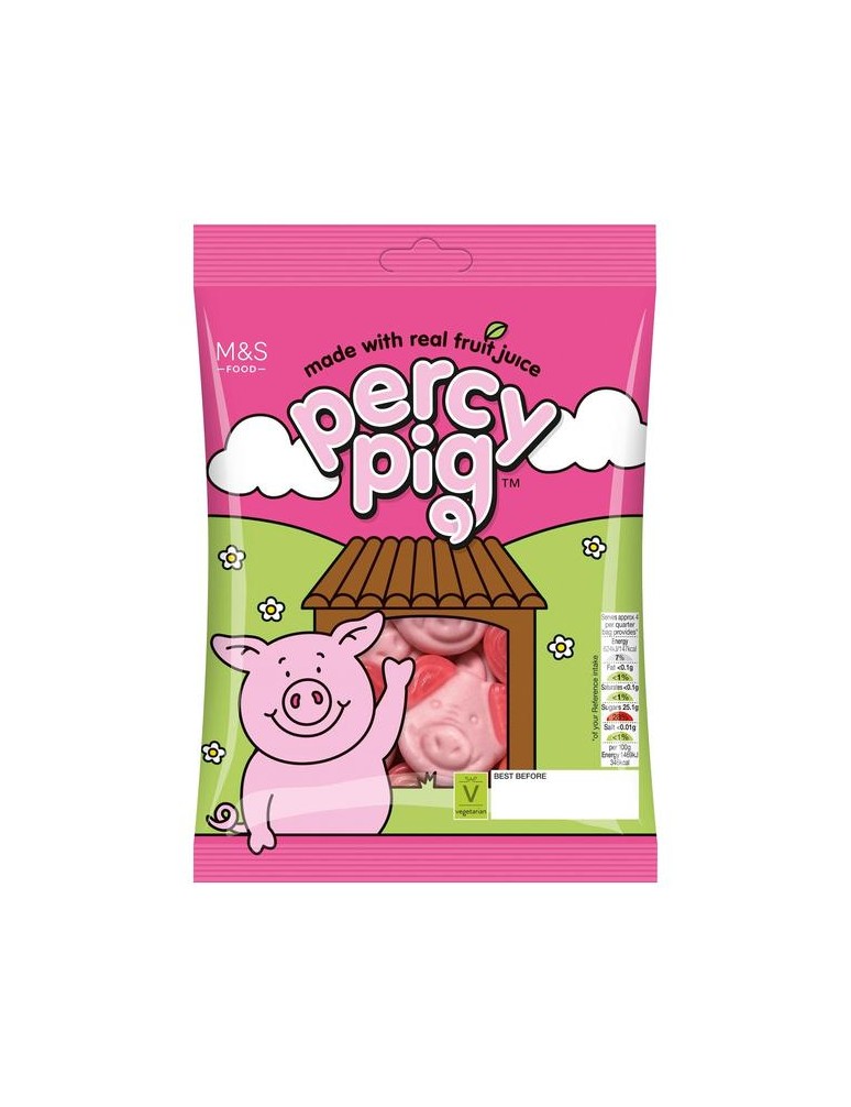 Měkké žvýkací bonbóny Percy Pig™ s ovocnými šťávami