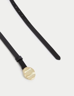 Kožený pásek do džínů s přezkou