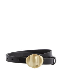 Kožený pásek do džínů s přezkou