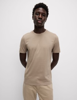 Tričko ke krku z čisté bavlny