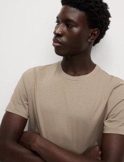 Tričko ke krku z čisté bavlny