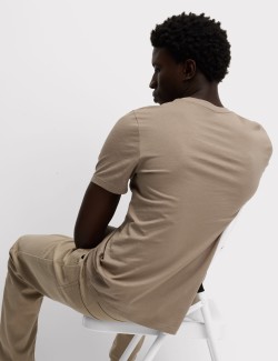 Tričko ke krku z čisté bavlny