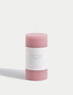 Ridged Pillar Candle