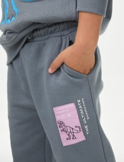 Cotton Rich Dinosaur Joggers (2-8 Yrs)