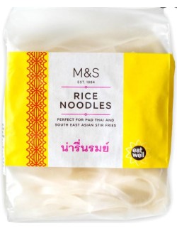 Thajské širší rýžové nudle