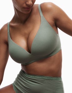 3pk Non Wired Plunge T-Shirt Bras A-E