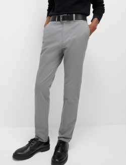Strečové chino kalhoty úzkého střihu