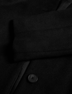 Dlouhý kabát ze směsi vlny